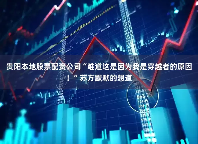 贵阳本地股票配资公司“难道这是因为我是穿越者的原因！”苏方默默的想道