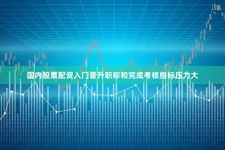 国内股票配资入门晋升职称和完成考核指标压力大